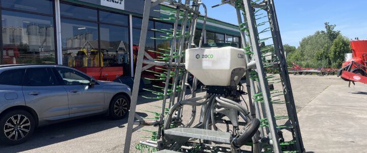 Zocon greenkeeper 8 meter. Met zaaiopbouw